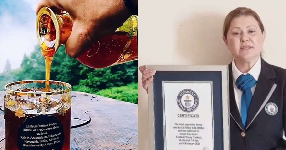 Il più costoso miele del mondo, entrato nel Guinness World Record