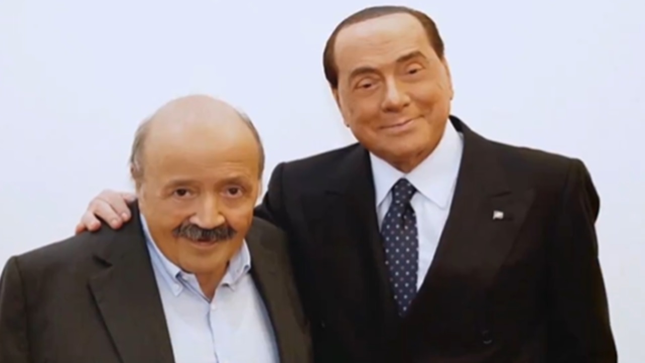 Silvio Berlusconi Maurizio Costanzo